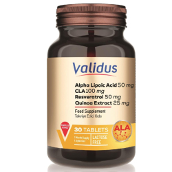 Validus Alfa Lipoic Acid CLA Resveratrol 30 Tablet - Validus
