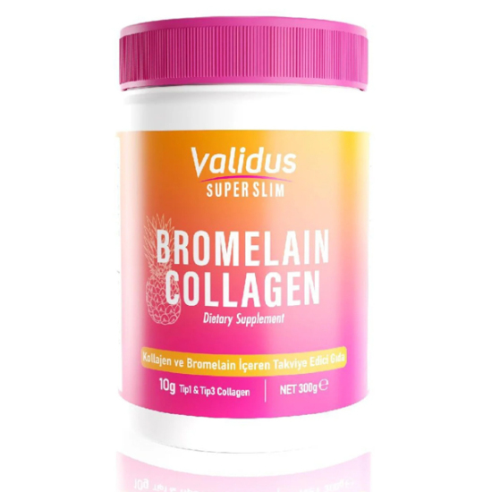 Validus Collagen Peptides Bromelain Powder 300 gr