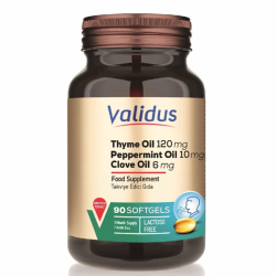 Validus Fresh Breath Clove Oil + Oregano Oil + Peppermint Oil 90 Softgel - Validus