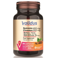 Validus Gymnema Sylvestre 400 mg + Cinnamon 300 mg 90 Kapsül - Validus