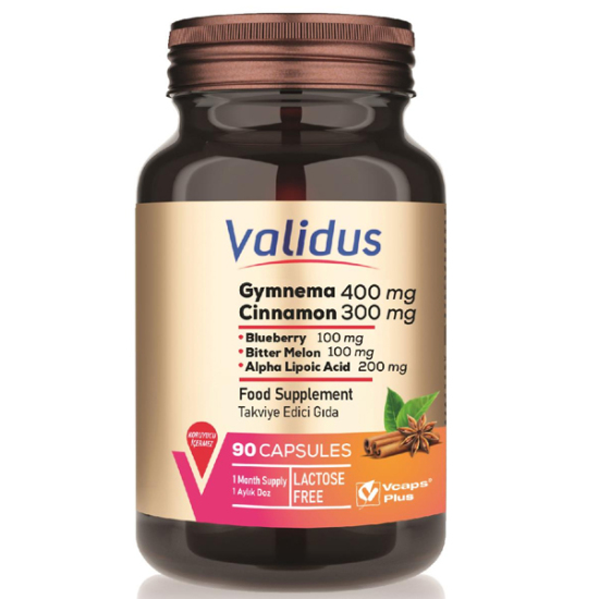 Validus Gymnema Sylvestre 400 mg + Cinnamon 300 mg 90 Kapsül