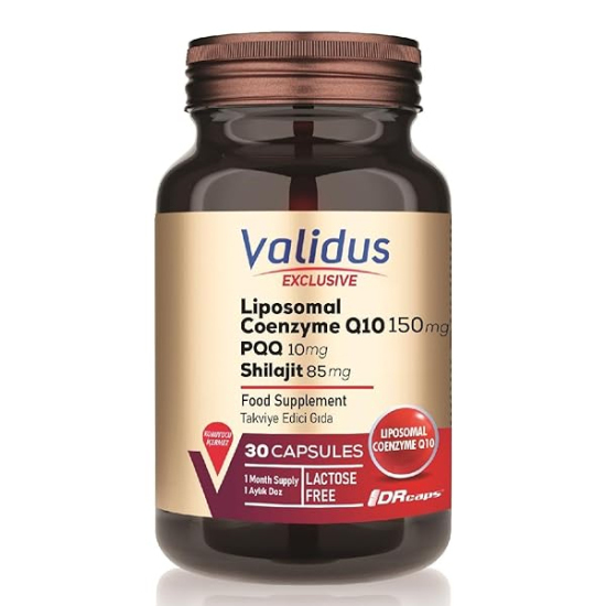 Validus Liposomal Coenzyme Q10 150 mg + PQQ + Shilajit 30 Kapsül - 1