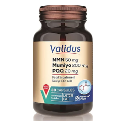 Validus NMN 50 mg + Mumiyo 200 mg + PQQ 20 mg 30 Kapsül - Validus