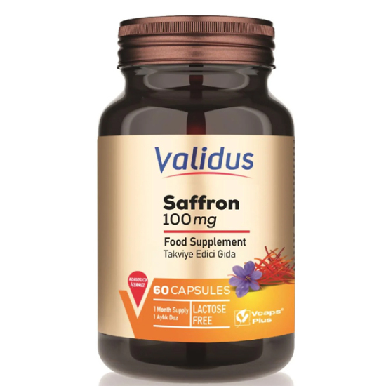 Validus Saffron %2 Safranal 100 mg 60 Kapsül