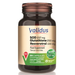 Validus Superoxide Dismutase 237 mg 30 Kapsül - Validus