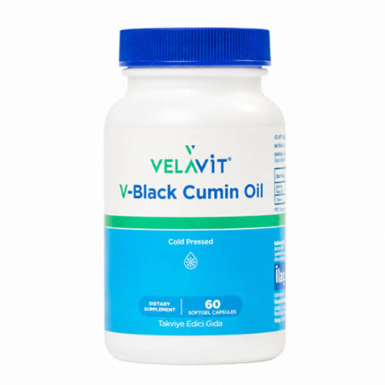  Velavit V Black Cumin Oil 60 Yumuşak Kapsül - 1
