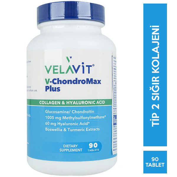 Velavit V Chondromax Plus Takviye Edici Gıda 90 Tablet Kolajen Takviyesi