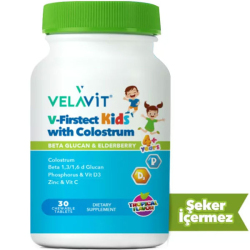 Velavit - Velavit V Firstect Kids with Colostrum Takviye Edici Gıda 30 Kapsül Velavit - Velavit V Firstect Kids with Colostrum Takviye Edici Gıda 30 Kapsül