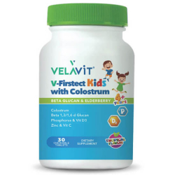 Velavit V Firstect Kids with Colostrum Takviye Edici Gıda 30 Kapsül - Velavit