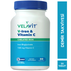Velavit - Velavit V Iron Vitamin C 30 Tablet Velavit - Velavit V Iron Vitamin C 30 Tablet