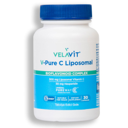 Velavit V Pure C Lipozomal Bioflavonoid Complex 30 Kapsül - Velavit