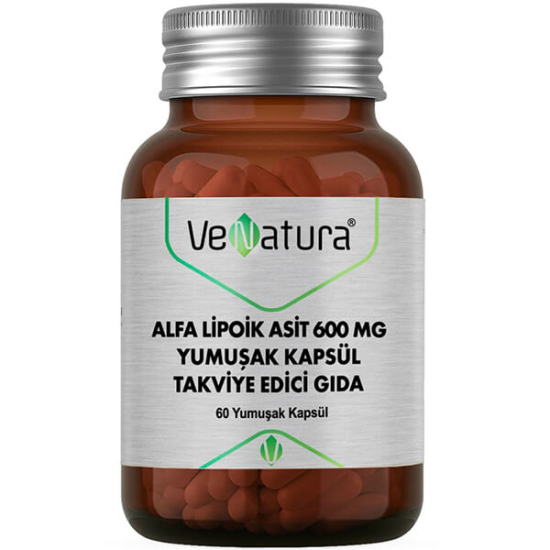  Venatura Alfa Lipoik 600 mg 60 Yumuşak Kapsül - 1