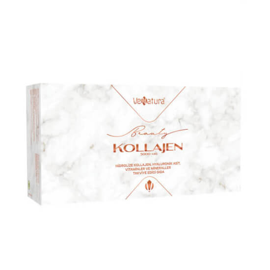 Venatura Beauty Kollajen 5000 mg 30 saşe hidrolize balık kolajeni C vitamini 100 mg hyaluronik asit 100 mg- 1