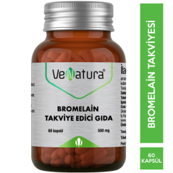 Venatura - Venatura Bromelain Takviye Edici Gıda 60 Kapsül Venatura - Venatura Bromelain Takviye Edici Gıda 60 Kapsül