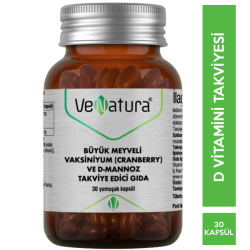 Venatura - Venatura Cranberry ve D Mannoz 30 Kapsül Venatura - Venatura Cranberry ve D Mannoz 30 Kapsül