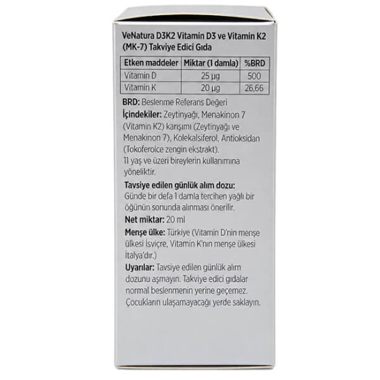 Venatura D3 K2 20 ML 20 Mcg - 2
