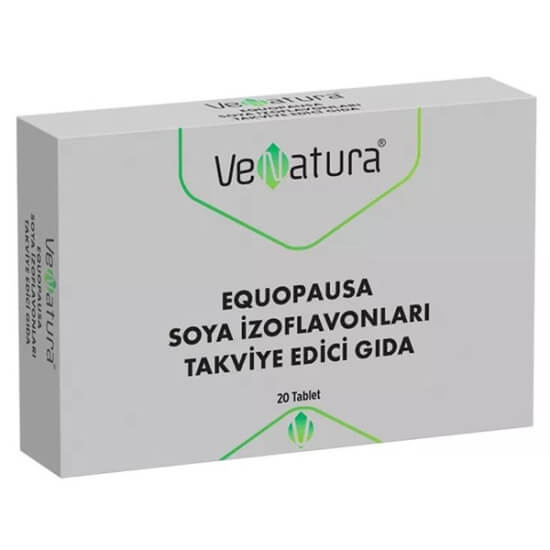 Venatura Equopausa Soya İzoflavonları 20 tablet soya izoflavonu 60 mg magnezyum 56,25 mg D3 5 µg K2 11,25 mg- 1