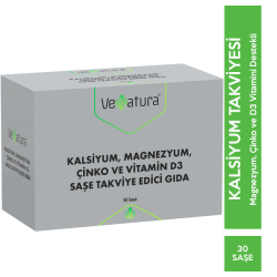 Venatura - Venatura Kalsiyum Magnezyum Çinko Vitamin D3 30 Saşe Venatura - Venatura Kalsiyum Magnezyum Çinko Vitamin D3 30 Saşe