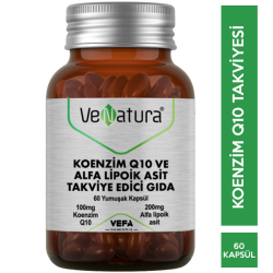 Venatura - Venatura Koenzim Q10 ve Alfa Lipoik Asit 60 Yumuşak Kapsül Venatura - Venatura Koenzim Q10 ve Alfa Lipoik Asit 60 Yumuşak Kapsül