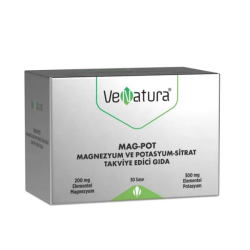 Venatura MAG-POT Magnezyum ve Potasyum Sitrat 30 Saşe