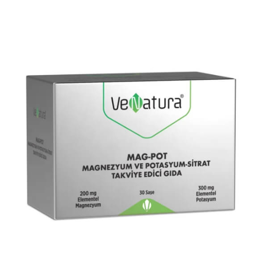 Venatura MAG-POT Magnezyum ve Potasyum Sitrat 30 Saşe - 1