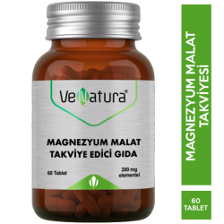 Venatura - Venatura Magnezyum Malat 60 Tablet Magnezyum Takviyesi Venatura - Venatura Magnezyum Malat 60 Tablet Magnezyum Takviyesi