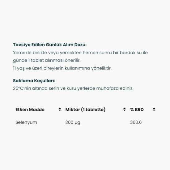 Venatura Selenyum 90 Tablet - 2