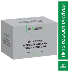 Venatura - Venatura Tip I ve Tip III Hidrolize Kollajen 30 Saşe Venatura - Venatura Tip I ve Tip III Hidrolize Kollajen 30 Saşe