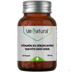 Venatura Vitamin B2 Riboflavin 100 mg 100 Kapsül - Venatura