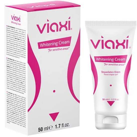 Viaxi Whitenning Cream 50 ml hassas bölgeler için renk açıcı krem bikini genital koltuk altı dirsek diz koyuluk karşıtı- 1