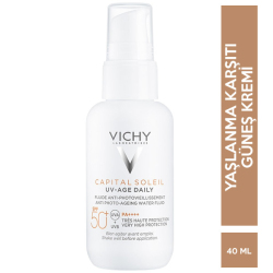 Vichy - Vichy Capital Soleil UV Age Daily Spf 50 40 ML Yaşlanma Karşıtı Güneş Kremi Vichy - Vichy Capital Soleil UV Age Daily Spf 50 40 ML Yaşlanma Karşıtı Güneş Kremi