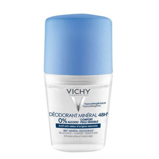 Vichy Deo Mineral alüminyum içermeyen roll on deodorant 50 ml 48 saat etkili ferahlık hassas ciltlere uygun- 1
