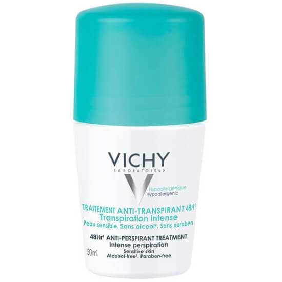 Vichy Deo Anti Transpirant Roll On 50 ml 48 saat etkili terleme karşıtı iz bırakmayan deodorant paraben ve etanol içermez- 1