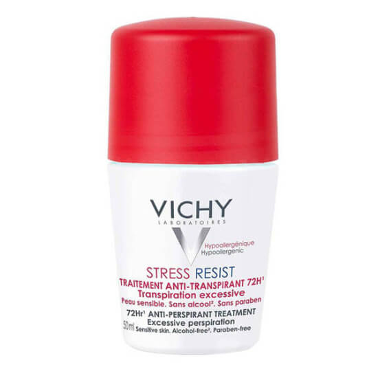 Vichy Deo Stress Resist Roll On 50 ml terleme önleyici deodorant Perspicalm ultra emici mineraller 72 saat etki- 1