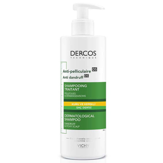 Vichy Dercos Anti Pel Sec 390 ML Kepek Karşıtı Şampuan - 1