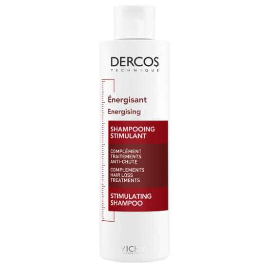 Vichy Dercos Energisant dökülme karşıtı şampuan 200 ml şişe Aminexil Vitamin PP B5 B6 saç köklerini güçlendirme- 1