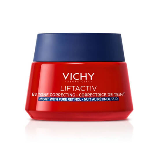 Vichy Liftactiv B3 retinol gece kremi 50 ml, cilt tonu eşitleyici, koyu leke karşıtı bakım, ışıltılı görünüm- 1