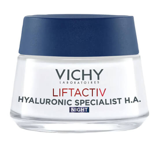 Vichy Liftactiv Nuit 50 ml sıkılaştırıcı gece kremi, Rhamnose C Vitamini ve Shea Yağı içeren yaşlanma karşıtı bakım- 1