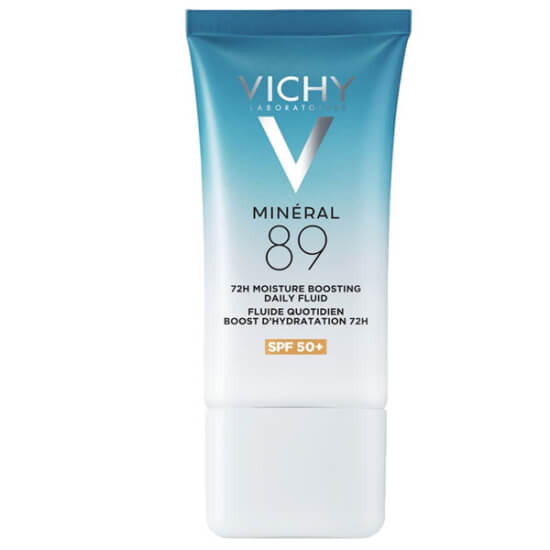 Vichy Mineral 89 Moisture Boost Daily Fluid SPF50 50 ml nem destekli yüz güneş kremi Vichy volkanik su içerikli- 1