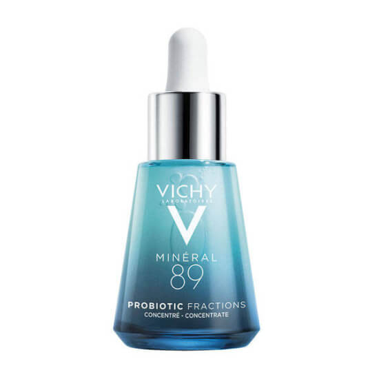 Vichy Mineral 89 Probiyotik Fractions Serum 30 ml niasinamid ve volkanik su içeren aydınlatıcı yenileyici yüz serumu- 1