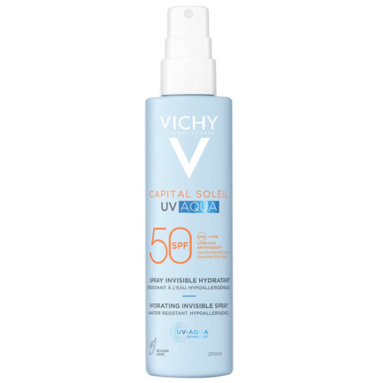  Vichy Protection Solaire Invisible Hydratante SPF50 UV Aqua 200 ml - 1