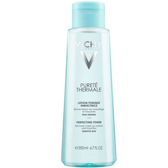 Vichy Purete Thermale Perfecting Tonik 200 ml alkolsüz hassas cilt toniği E vitamini ve gliserin içerir- 1