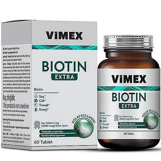  Vimex Biotin Extra 5 mg 60 Tablet - 1
