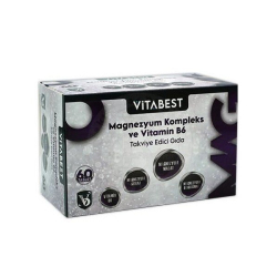 Vitabest Magnezyum Kompleks ve Vitamin B6 60 Tablet - Vitabest