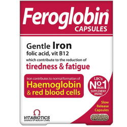 Vitabiotics - Vitabiotics Feroglobin Iron 30 Kapsül Vitabiotics - Vitabiotics Feroglobin Iron 30 Kapsül