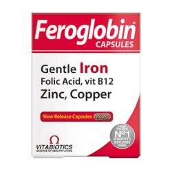 Vitabiotics Feroglobin Iron 30 Kapsül - Vitabiotics
