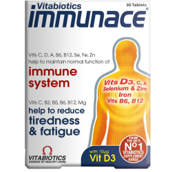 Vitabiotics Immunace 30 Tablet D3 Vitamini Takviyesi - Thumbnail