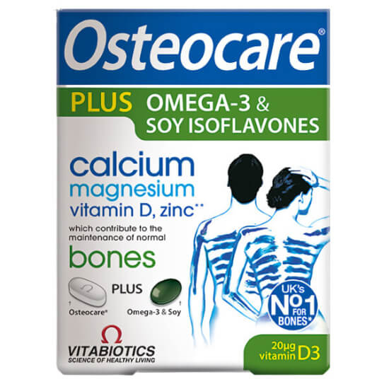 Vitabiotics Osteocare Plus Omega 3 84 tablet takviye, kalsiyum 800 mg magnezyum 250 mg DHA 175 mg içerir- 1