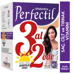 Vitabiotics - Vitabiotics Perfectil 30 Tablet Multivitamin 3 Al 2 Öde Vitabiotics - Vitabiotics Perfectil 30 Tablet Multivitamin 3 Al 2 Öde