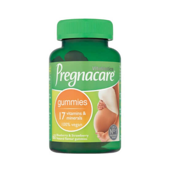 Vitabiotics Pregnacare Gummies 60 adet hamilelik multivitamin-mineral takviyesi çiğnenebilir jel formu kutu- 1
